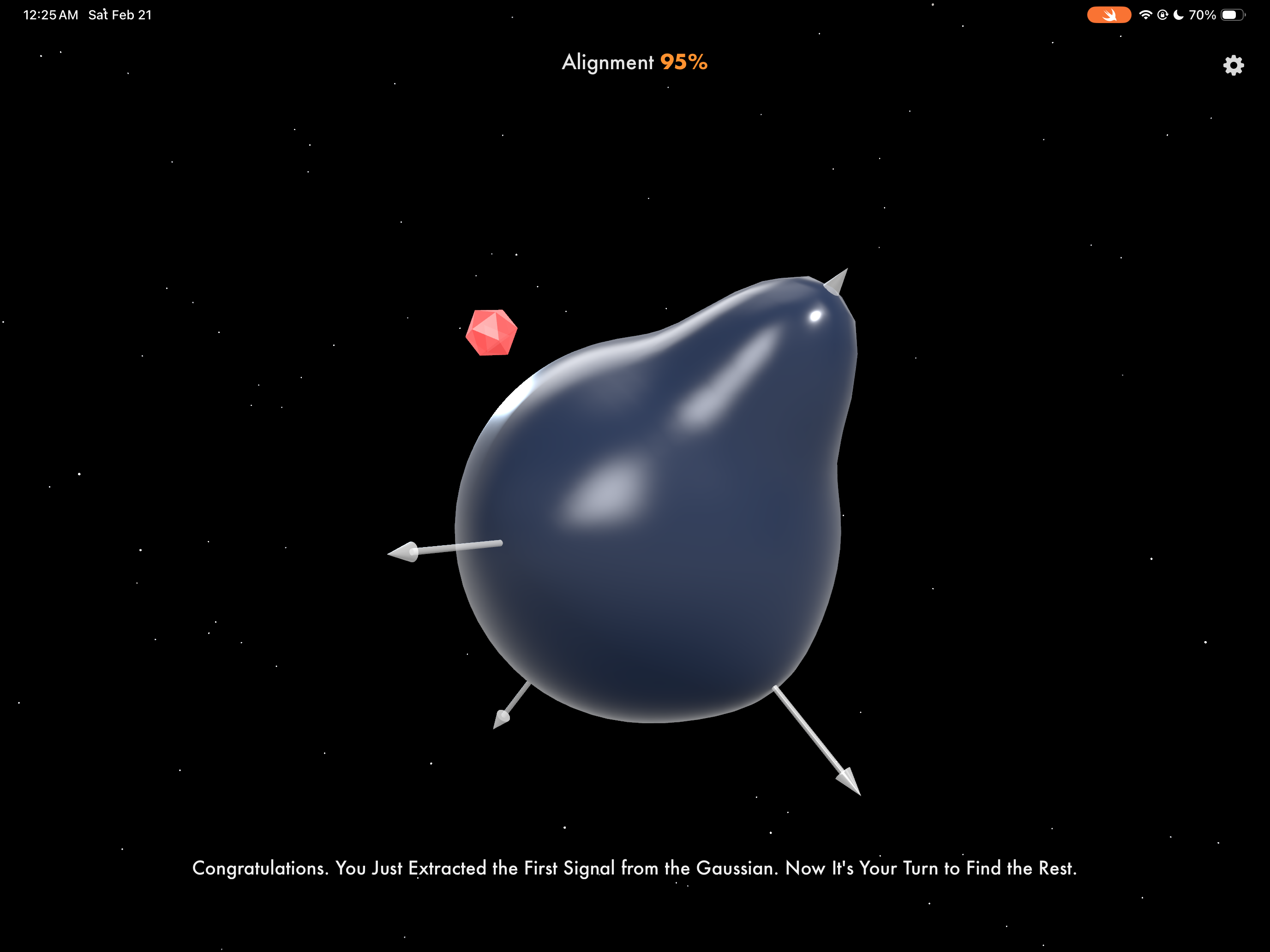 Convergence phase 5 source extraction result
