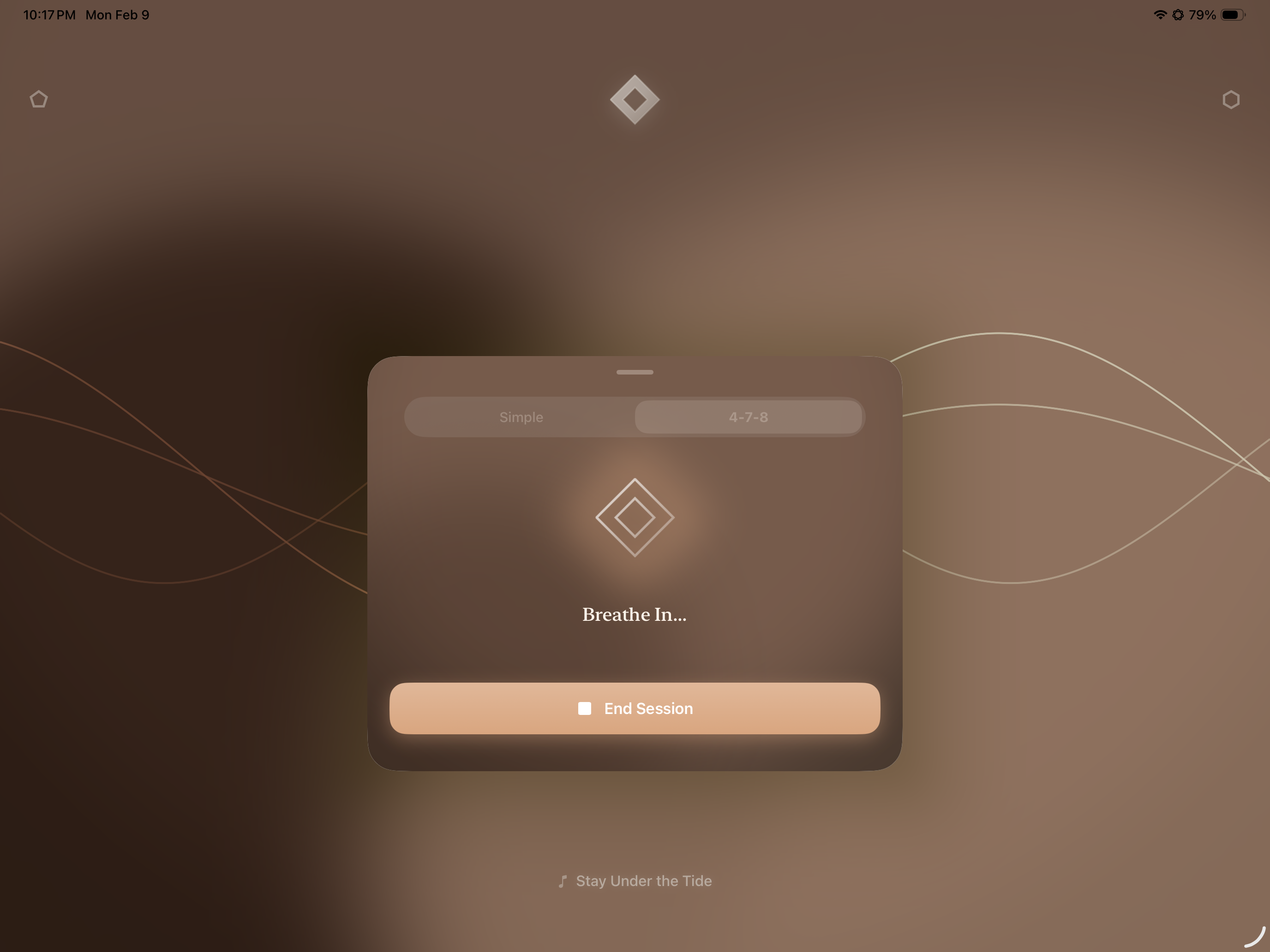 Rhylm ambient canvas screen