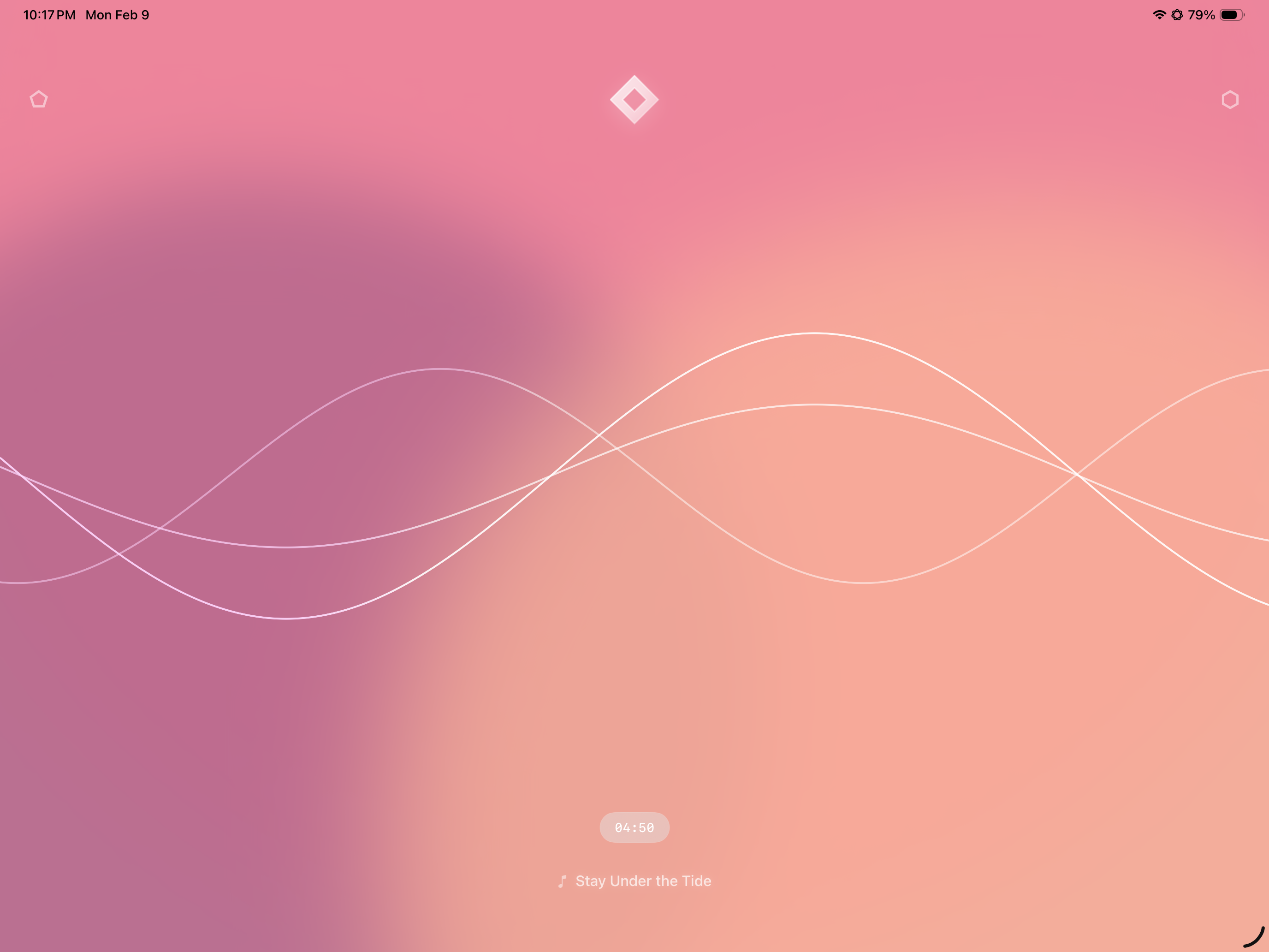 Rhylm iPadOS landscape interface screenshot