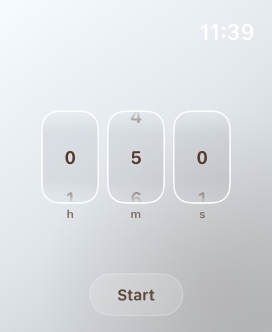 Rhylm watchOS screenshot 1