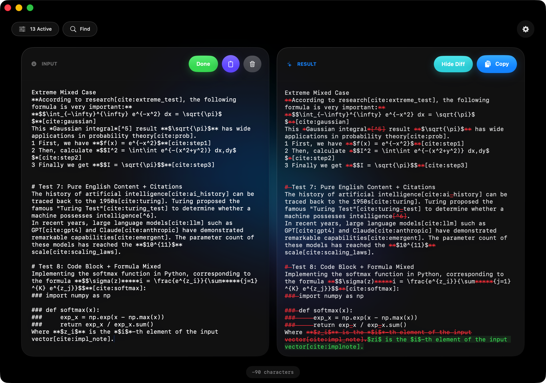 Texmorph Dark Mode Background