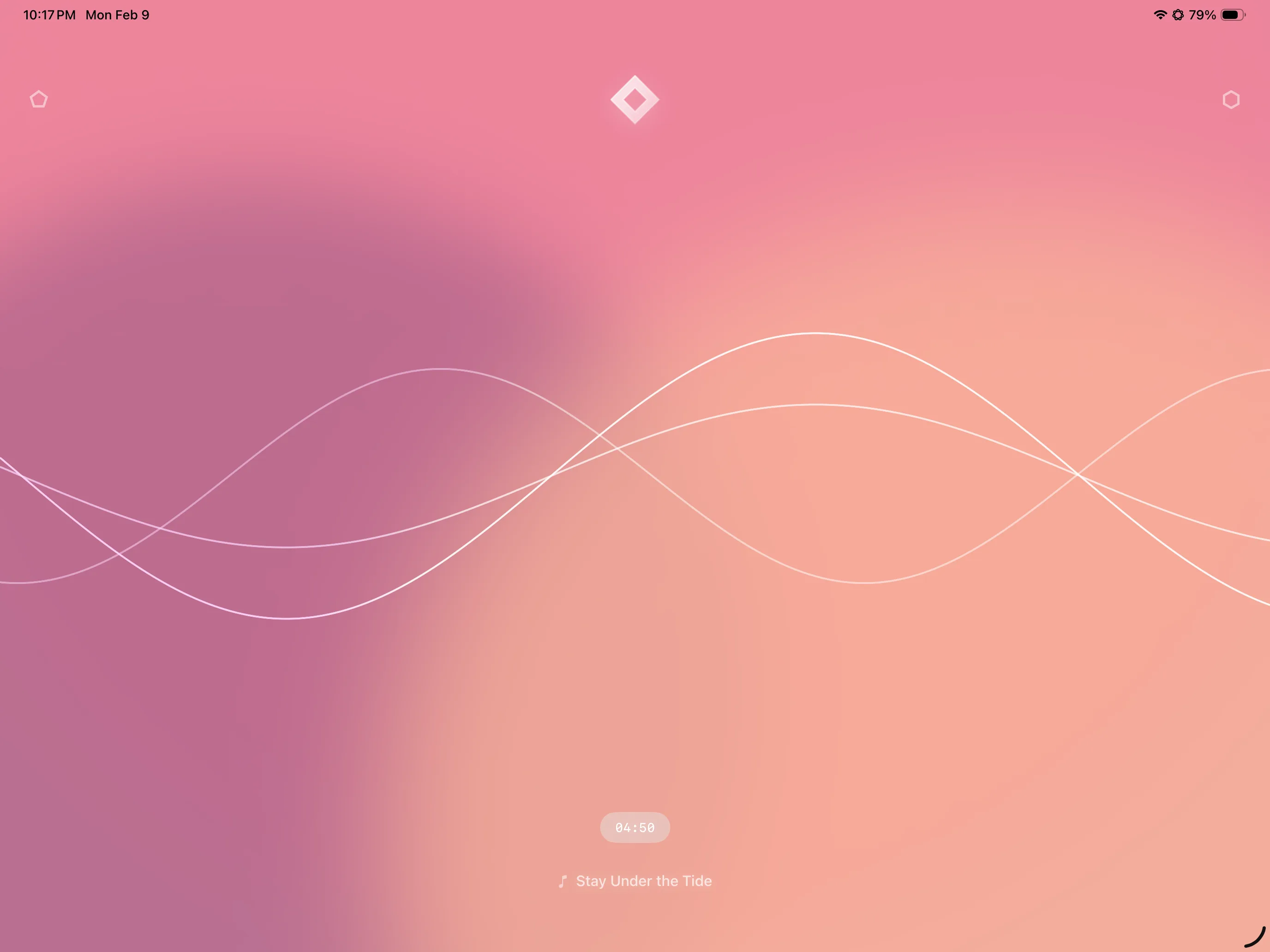 Rhylm iPadOS landscape interface screenshot