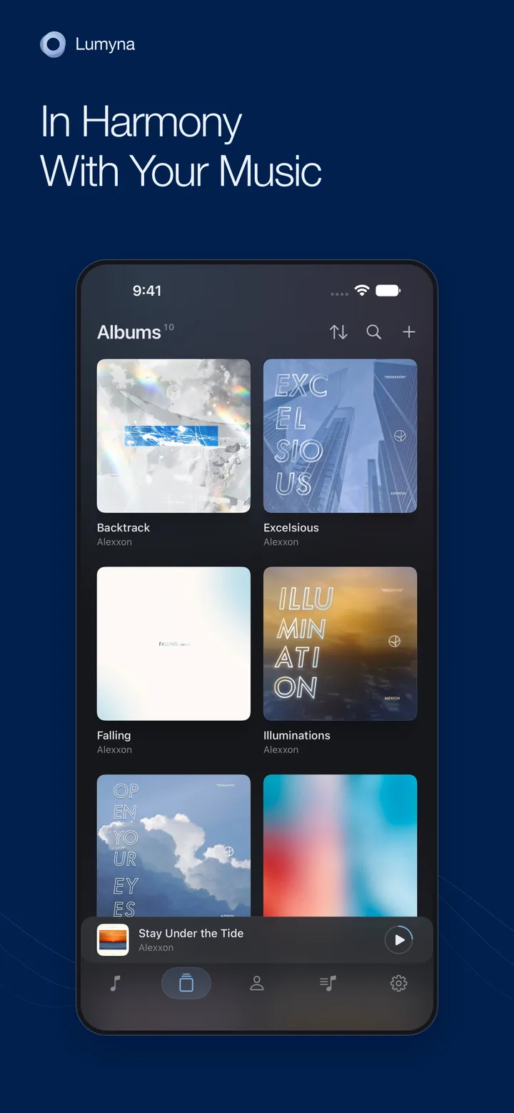 iPhone promotional image: In Harmony With Your Music.